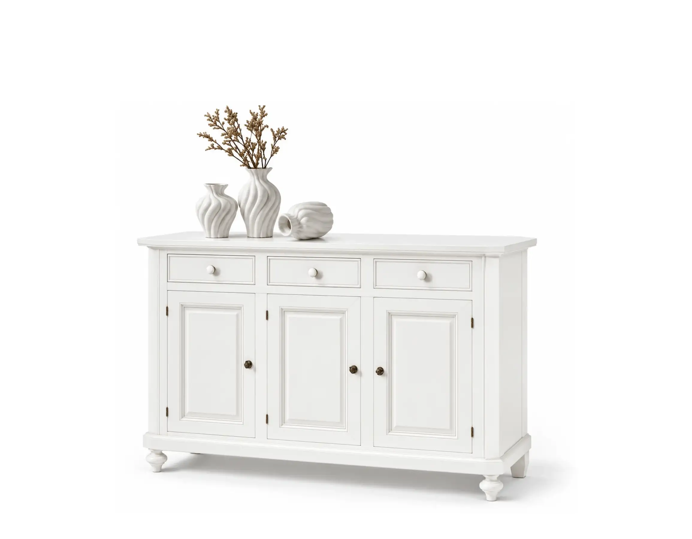 Credenza 3 ante con cassetti 